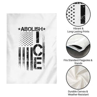 Abolish ICE Garden Flag Vintage American Flag