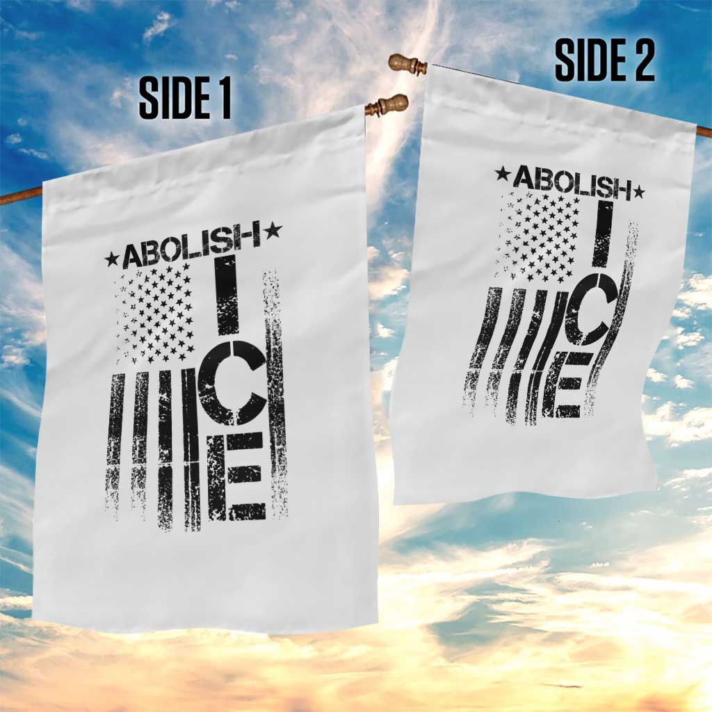 Abolish ICE Garden Flag Vintage American Flag