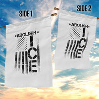 Abolish ICE Garden Flag Vintage American Flag