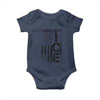 Abolish ICE Baby Onesie Vintage American Flag