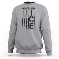 Abolish ICE Sweatshirt Vintage American Flag