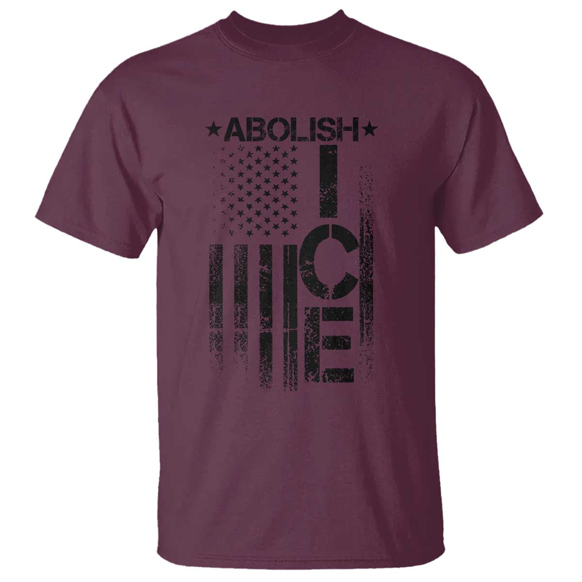 Abolish ICE T Shirt Vintage American Flag