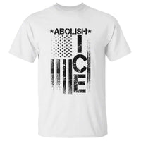 Abolish ICE T Shirt Vintage American Flag