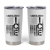 Abolish ICE Tumbler Cup Vintage American Flag