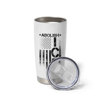 Abolish ICE Tumbler Cup Vintage American Flag
