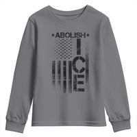 Abolish ICE Youth Sweatshirt Vintage American Flag