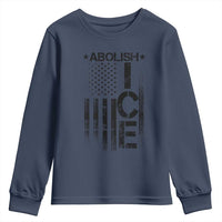 Abolish ICE Youth Sweatshirt Vintage American Flag