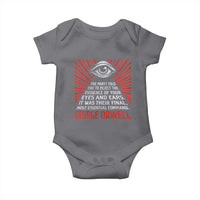 The Party Told You To Reject The Evidence Of Your Eyes Baby Onesie Protest Inequality George Orwell