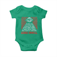 The Party Told You To Reject The Evidence Of Your Eyes Baby Onesie Protest Inequality George Orwell