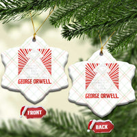 The Party Told You To Reject The Evidence Of Your Eyes Ceramic Ornament Protest Inequality George Orwell