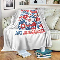 Protest Immigrant Throw Blanket Fight Ignorance Not Immigrants