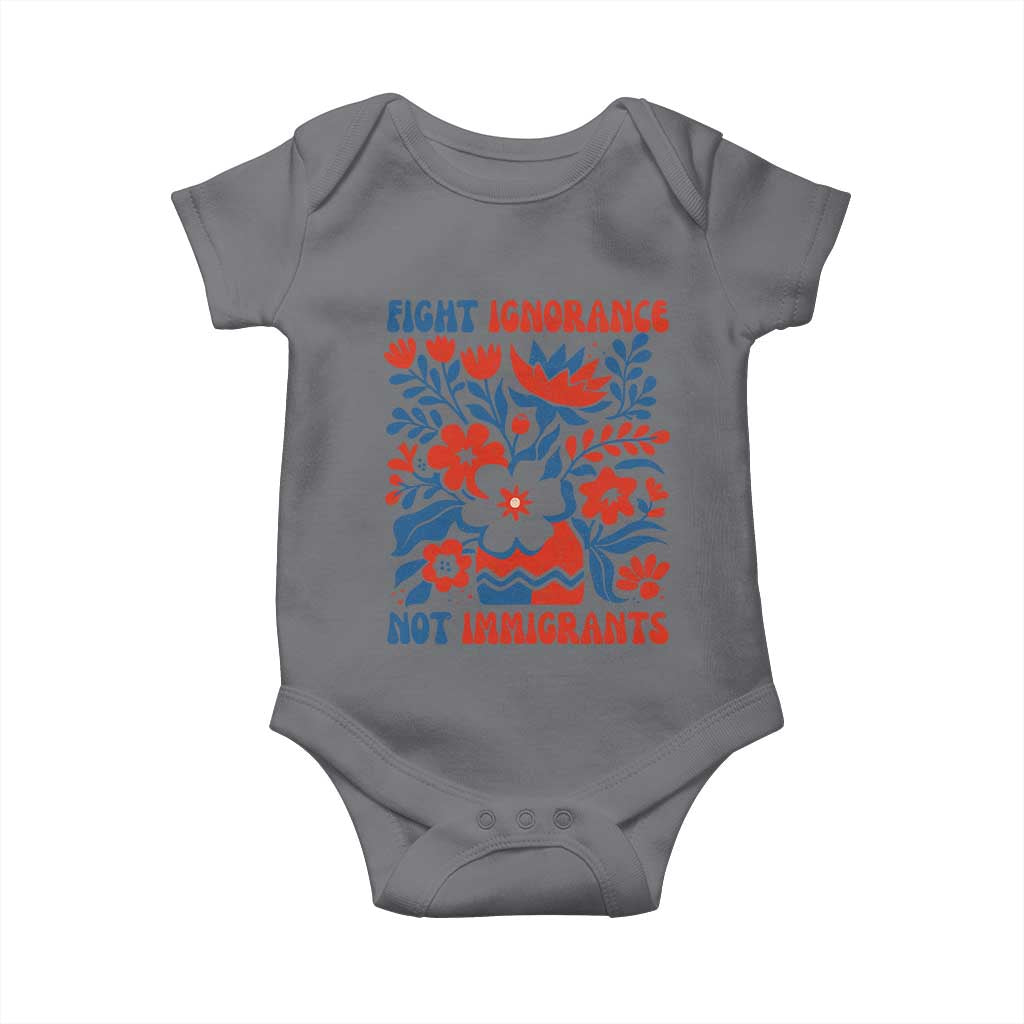 Protest Immigrant Baby Onesie Fight Ignorance Not Immigrants