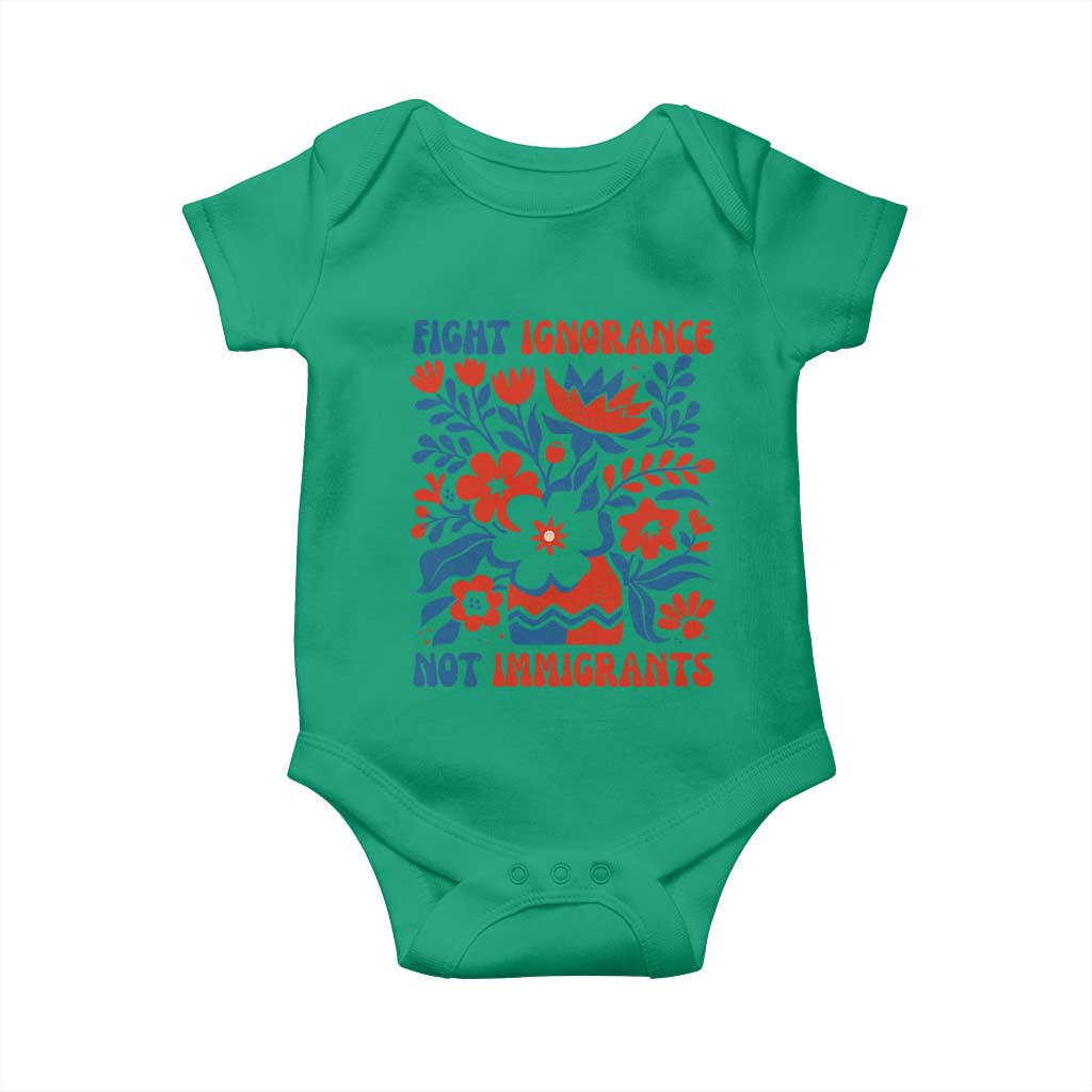 Protest Immigrant Baby Onesie Fight Ignorance Not Immigrants