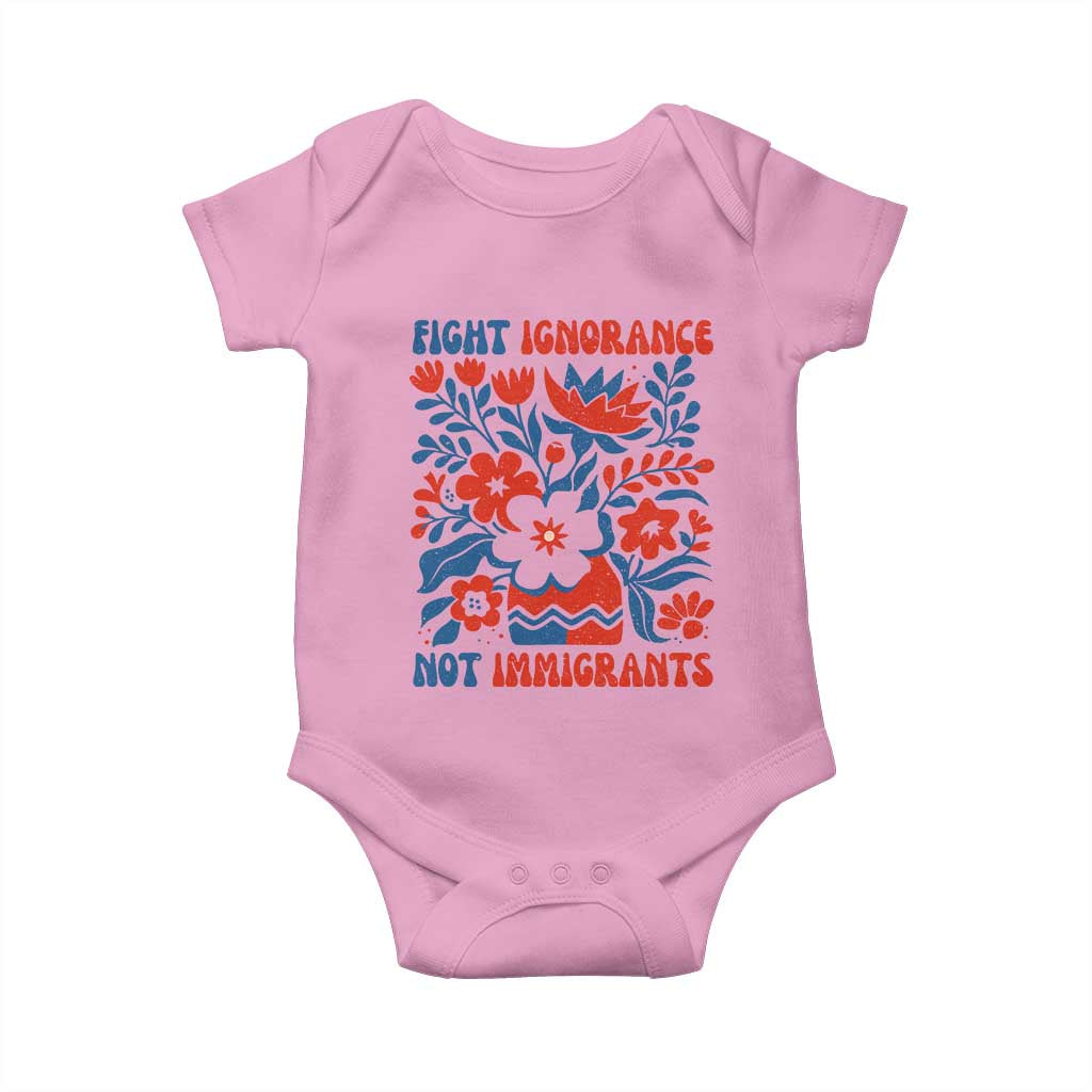 Protest Immigrant Baby Onesie Fight Ignorance Not Immigrants