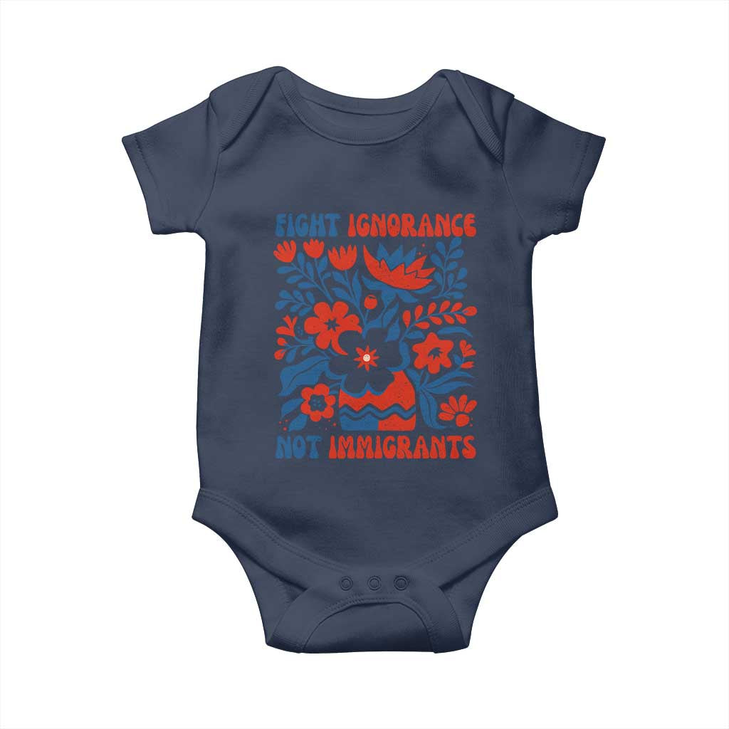 Protest Immigrant Baby Onesie Fight Ignorance Not Immigrants