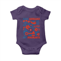 Protest Immigrant Baby Onesie Fight Ignorance Not Immigrants