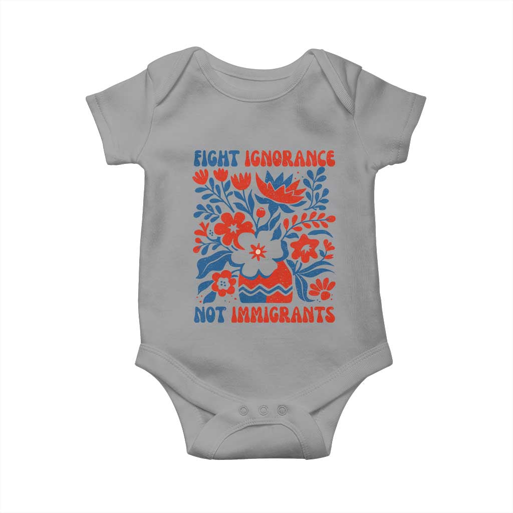 Protest Immigrant Baby Onesie Fight Ignorance Not Immigrants
