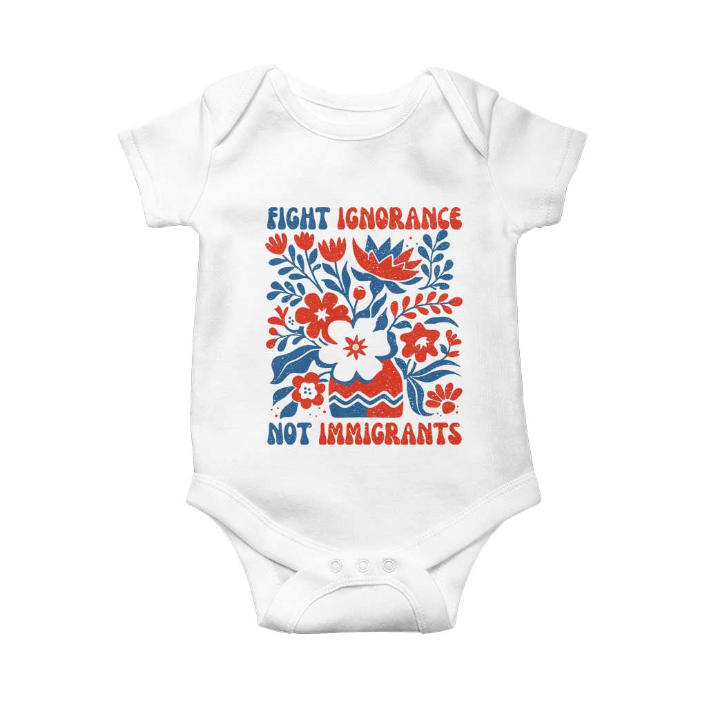 Protest Immigrant Baby Onesie Fight Ignorance Not Immigrants