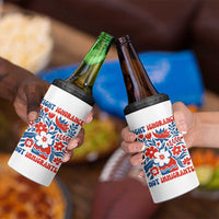 Protest Immigrant 4 in 1 Can Cooler Tumbler Fight Ignorance Not Immigrants