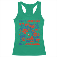 Protest Immigrant Racerback Tank Top Fight Ignorance Not Immigrants