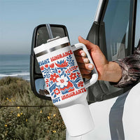 Protest Immigrant Tumbler With Handle Fight Ignorance Not Immigrants