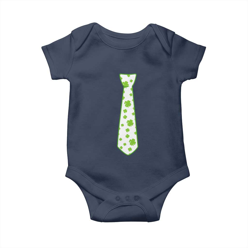 Shamrocks Tie Baby Onesie Kids St Patricks Day Costume Party Humor