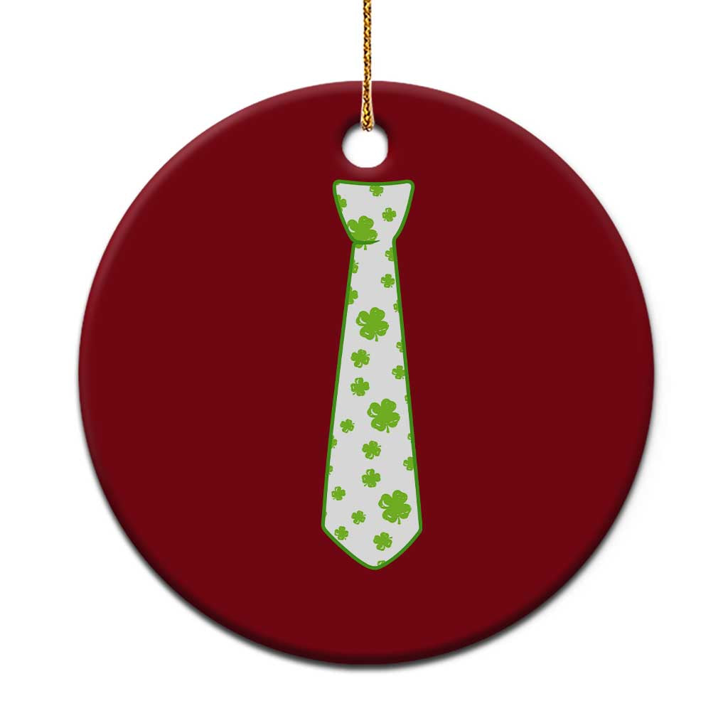 Shamrocks Tie Ceramic Ornament Kids St Patricks Day Costume Party Humor