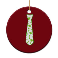 Shamrocks Tie Ceramic Ornament Kids St Patricks Day Costume Party Humor