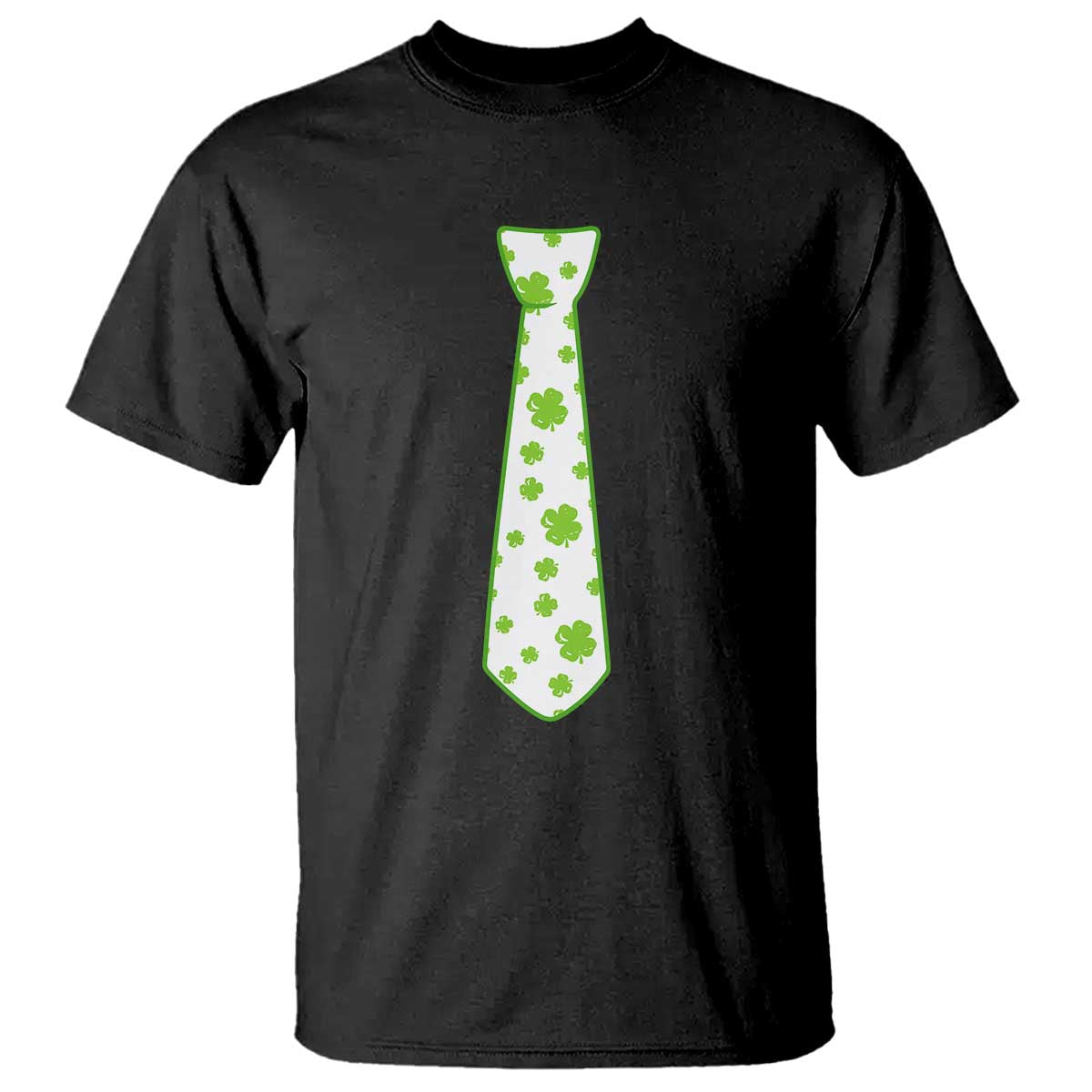 Shamrocks Tie T Shirt Kids St Patricks Day Costume Party Humor