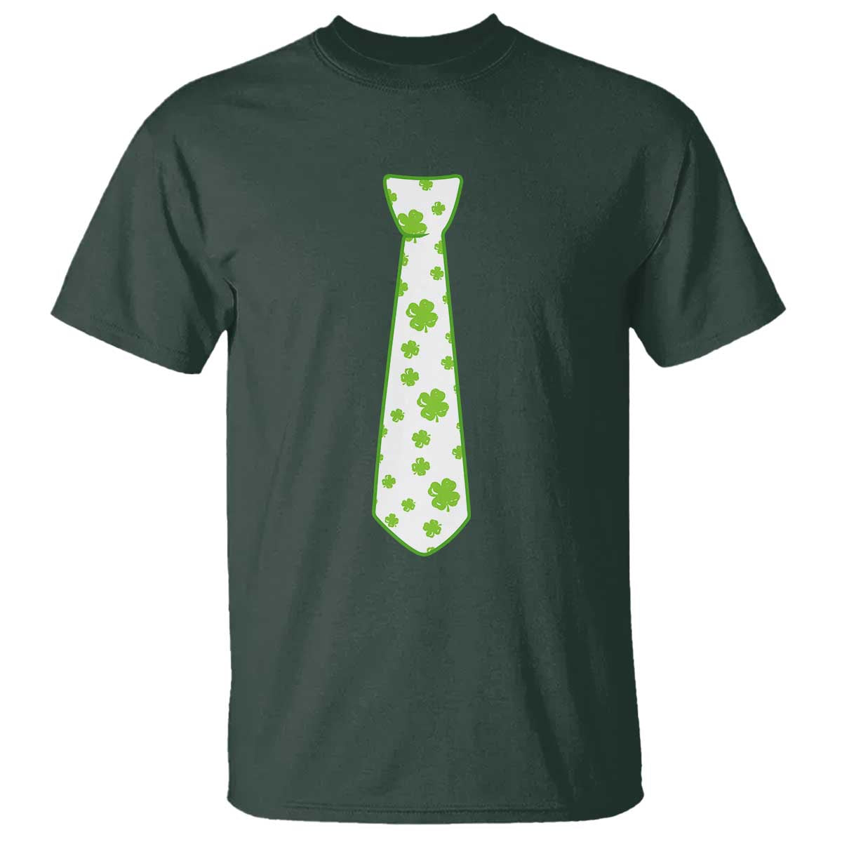 Shamrocks Tie T Shirt Kids St Patricks Day Costume Party Humor