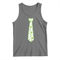 Shamrocks Tie Tank Top Kids St Patricks Day Costume Party Humor