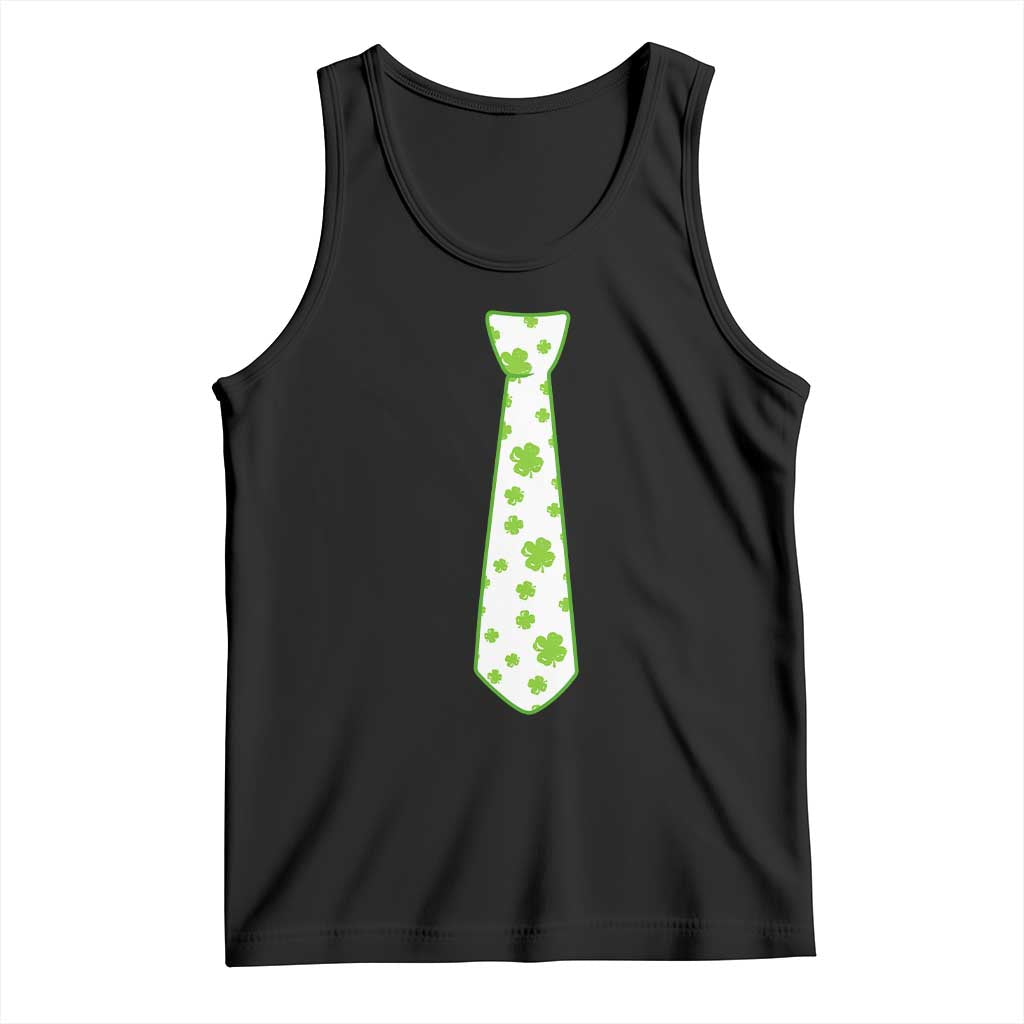 Shamrocks Tie Tank Top Kids St Patricks Day Costume Party Humor