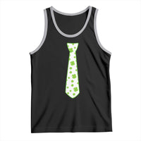 Shamrocks Tie Tank Top Kids St Patricks Day Costume Party Humor