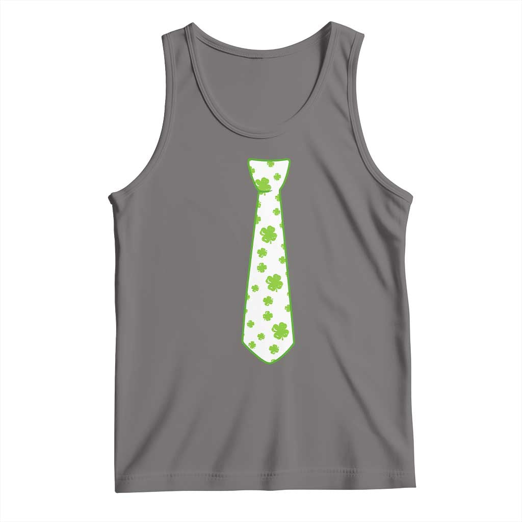 Shamrocks Tie Tank Top Kids St Patricks Day Costume Party Humor