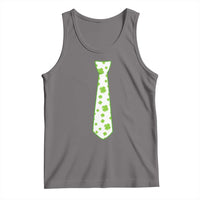 Shamrocks Tie Tank Top Kids St Patricks Day Costume Party Humor