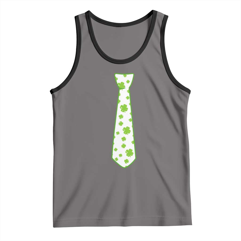 Shamrocks Tie Tank Top Kids St Patricks Day Costume Party Humor