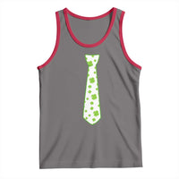 Shamrocks Tie Tank Top Kids St Patricks Day Costume Party Humor
