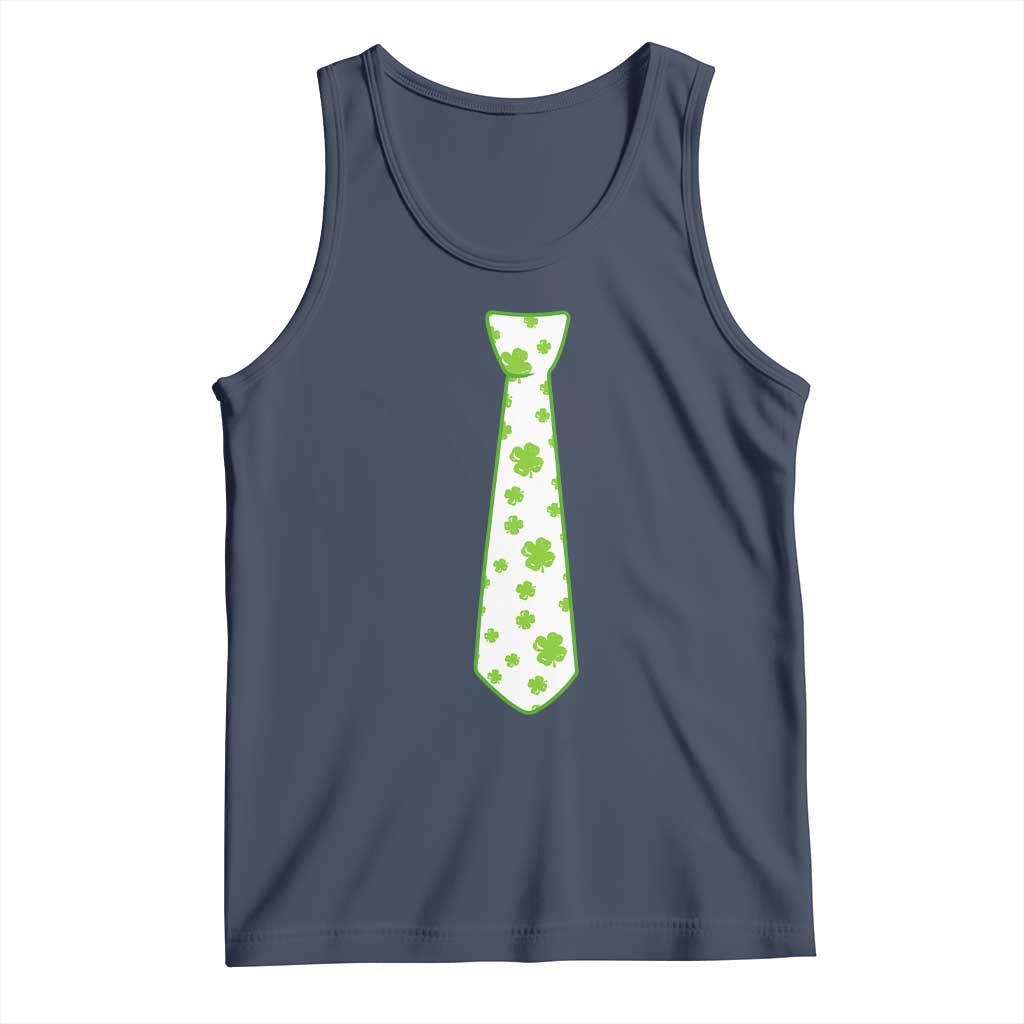 Shamrocks Tie Tank Top Kids St Patricks Day Costume Party Humor