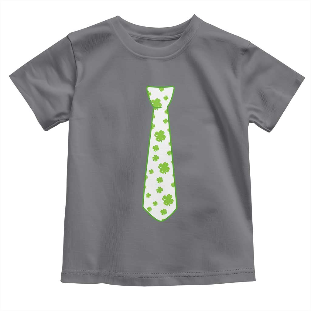Shamrocks Tie Toddler T Shirt Kids St Patricks Day Costume Party Humor