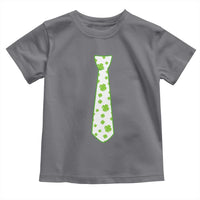 Shamrocks Tie Toddler T Shirt Kids St Patricks Day Costume Party Humor