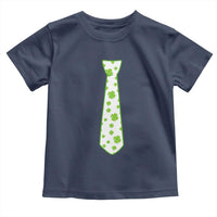 Shamrocks Tie Toddler T Shirt Kids St Patricks Day Costume Party Humor
