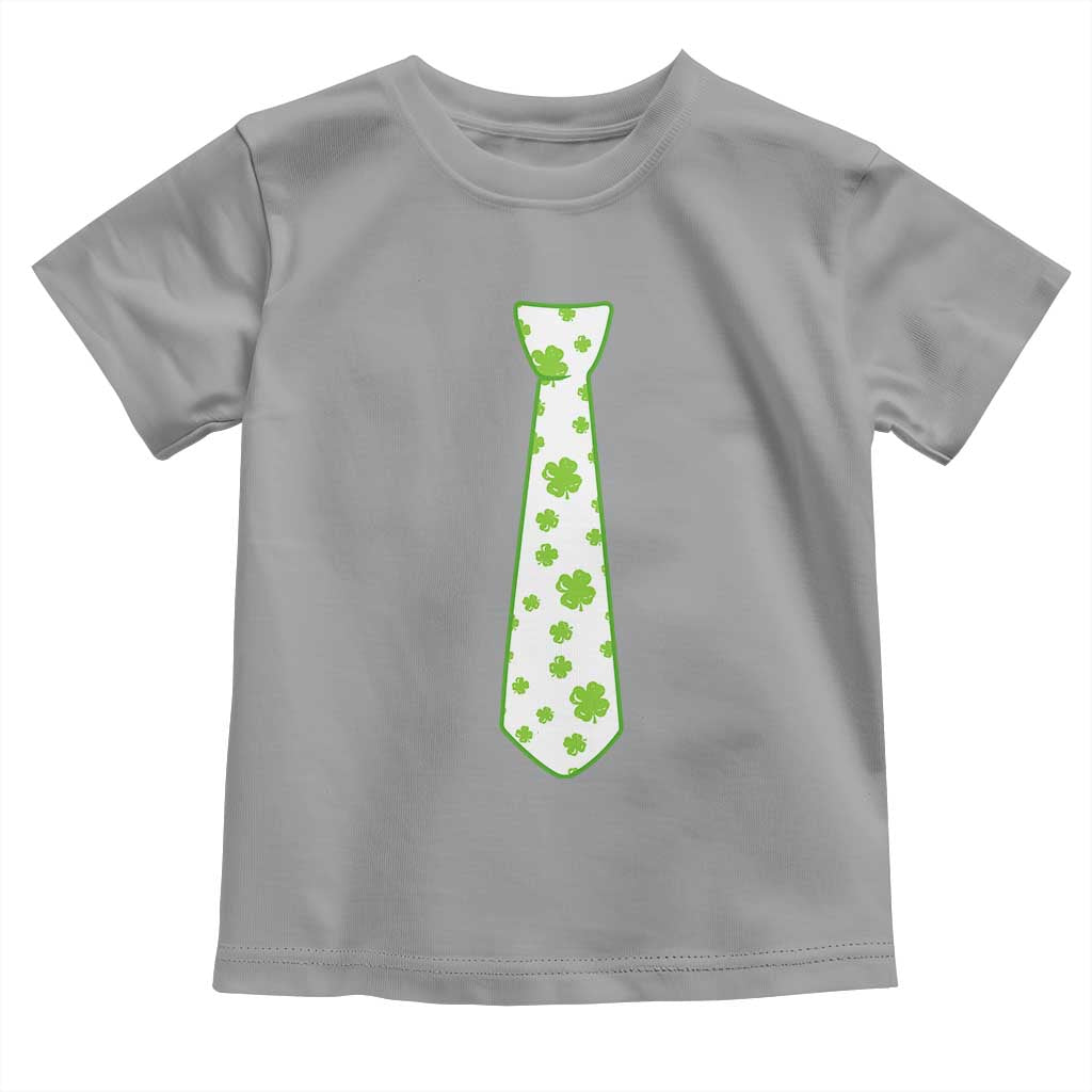 Shamrocks Tie Toddler T Shirt Kids St Patricks Day Costume Party Humor