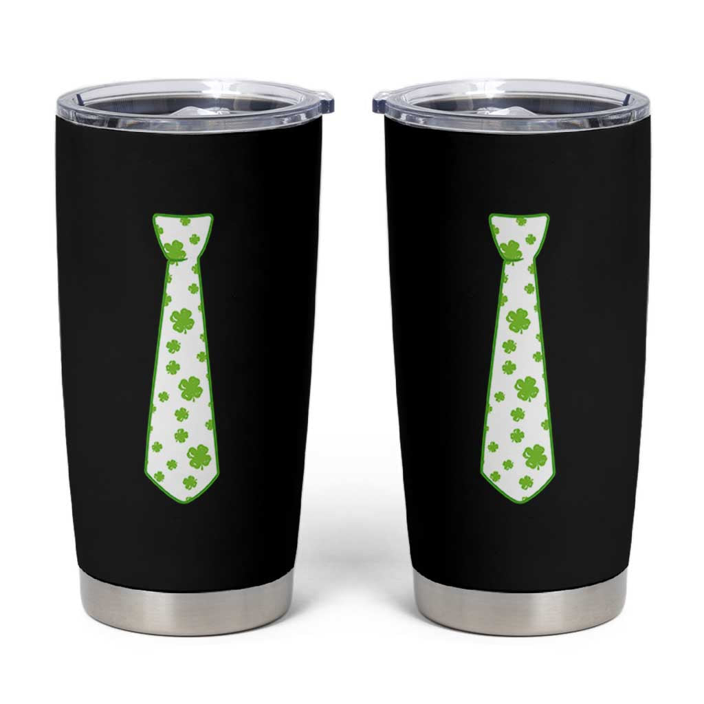 Shamrocks Tie Tumbler Cup Kids St Patricks Day Costume Party Humor