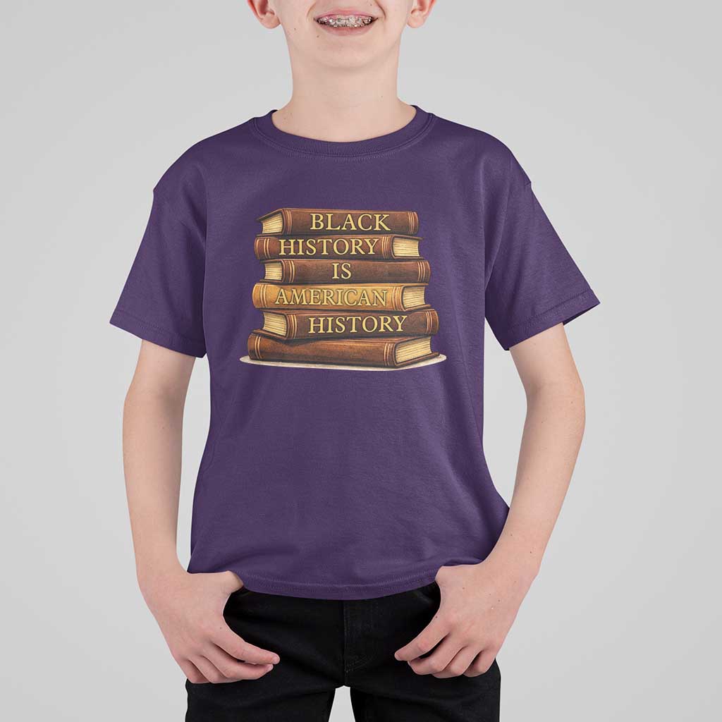 Black History Month T Shirt For Kid Book Lover Teacher Black History Is American History
