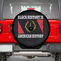 Black History Is American History Spare Tire Cover Afro African Black American Heritage Flag