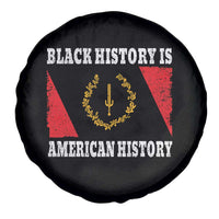 Black History Is American History Spare Tire Cover Afro African Black American Heritage Flag