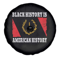 Black History Is American History Spare Tire Cover Afro African Black American Heritage Flag