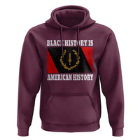 Black History Is American History Hoodie Afro African Black American Heritage Flag