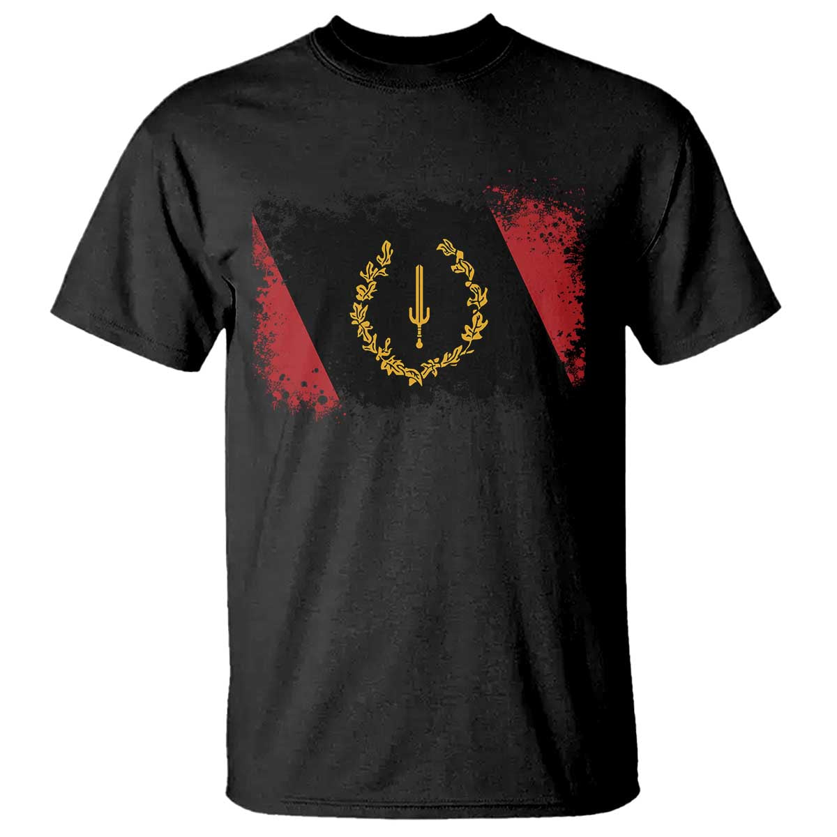 Black American Heritage Flag T Shirt Vintage Watercolor Afro African Black History Month