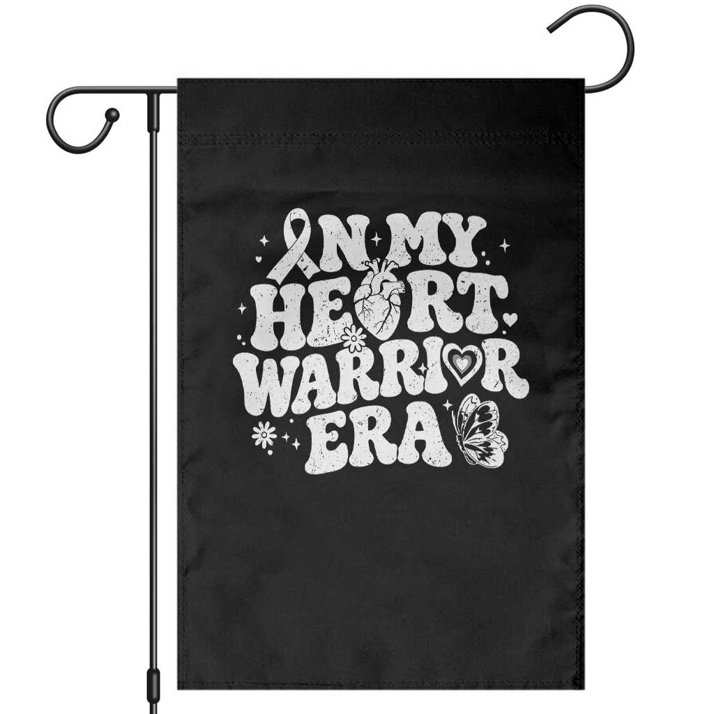 CHD Heart Disease Awareness Garden Flag In My Heart Warrior Era